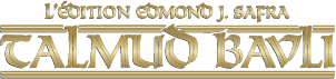 L'Edition Edmond J. Safra du Talmud Bavli – Le Talmud en français Logo